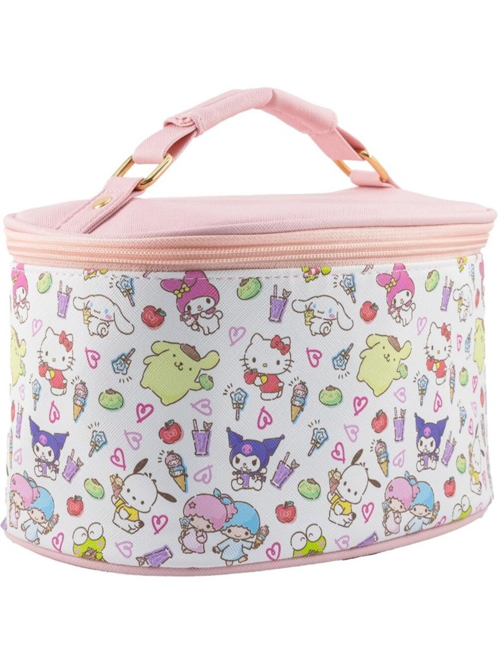 Cute Makeup Organizer & Travel Toiletry Bag for Women & Girls | Cosmetic Storage